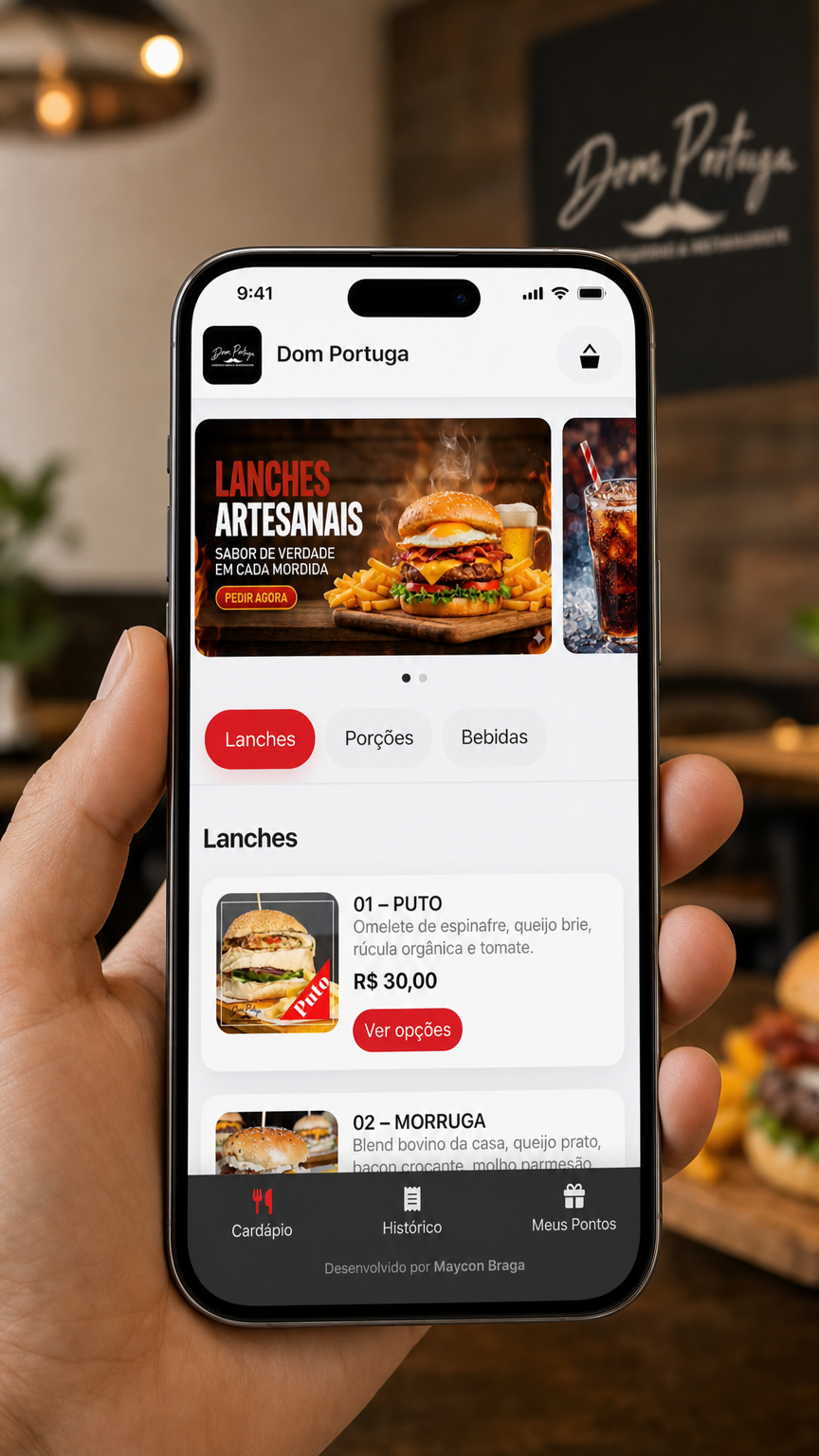 Cardápio Virtual Real Kifomi